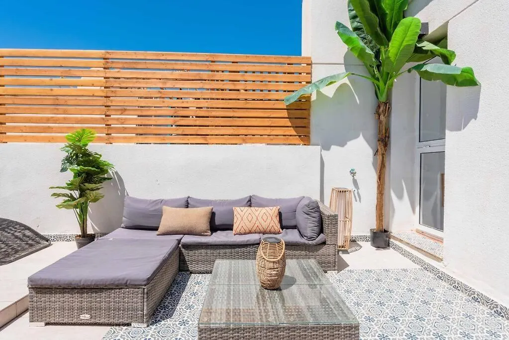 Penthouse With Private Jacuzzi & Rooftop - Center By Rems Apartment Malaga